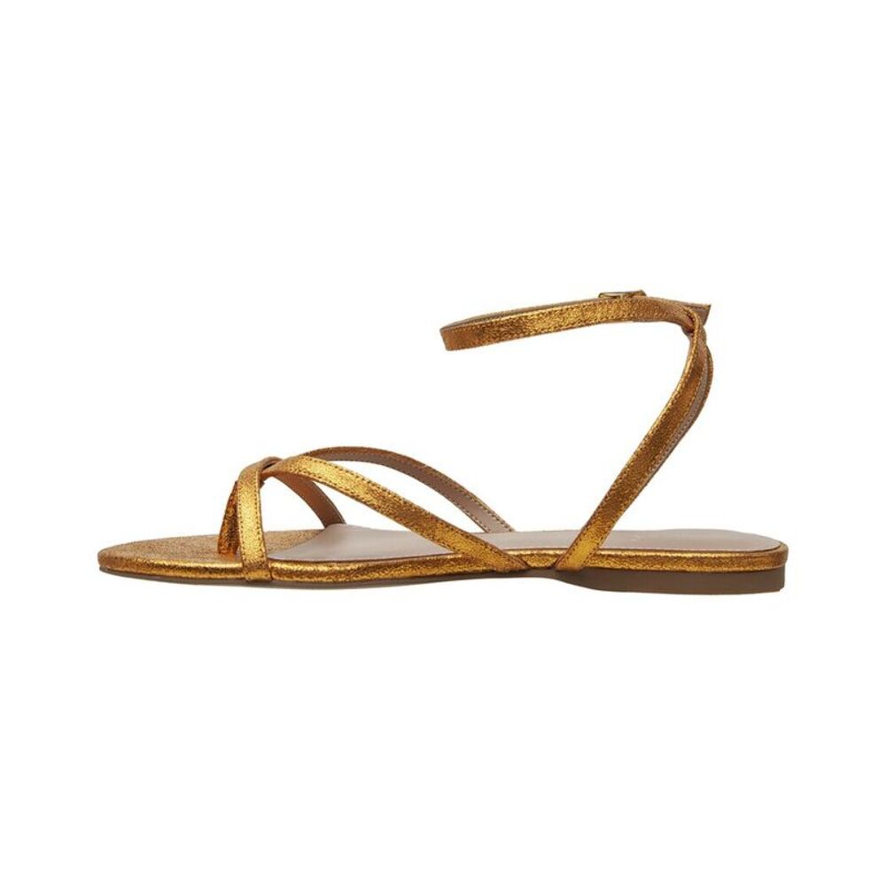 Linea Paolo Luz-L Leather Sandal, Orange - Picture 2 of 4